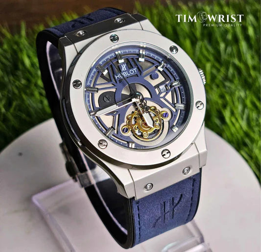 Hublot with master lock 250mm Best Quality blue deal mens watches